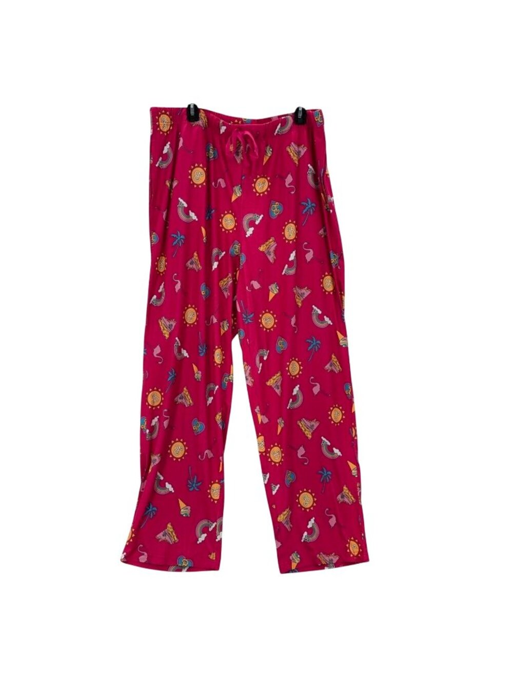 Barbie The Movie Lounge Pajama Pants Pink Graphic Barbiecore Y2K Lounge Plus‎ 2X